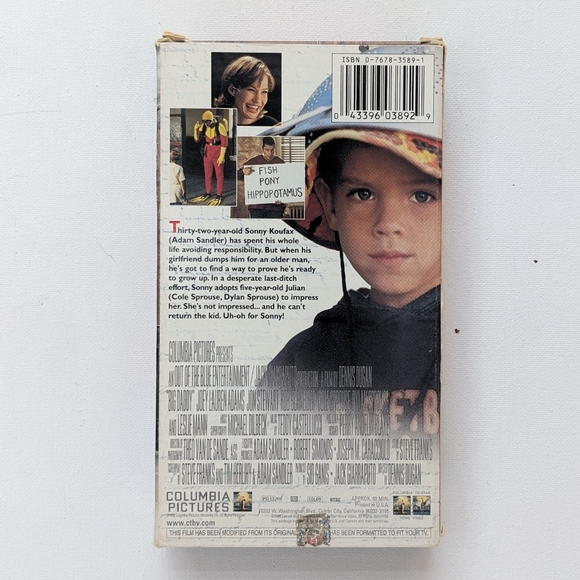 Big Daddy (1999) VHS cassette movie - Picture 2 of 4